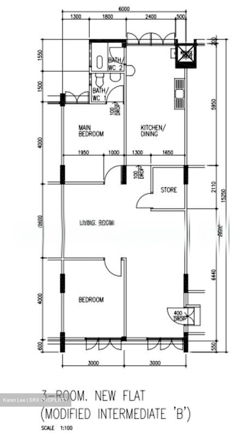 Blk 339 Clementi Avenue 5 (Clementi), HDB 3 Rooms #613357571